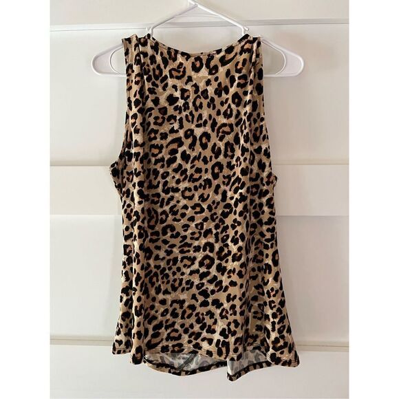 New Zenana leopard print tank with twist - Picture 10 of 12